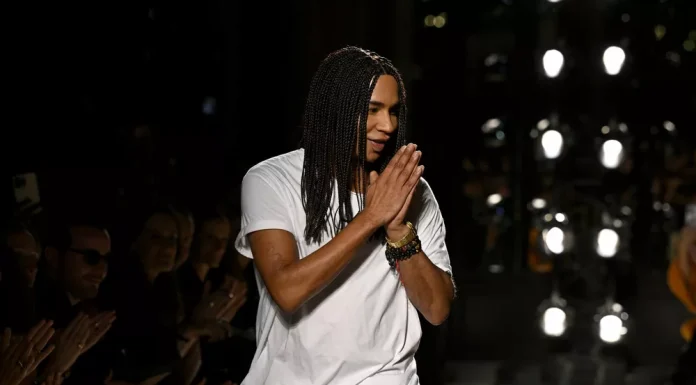 Olivier Rousteing is leaving his post as creative director of Balmain.