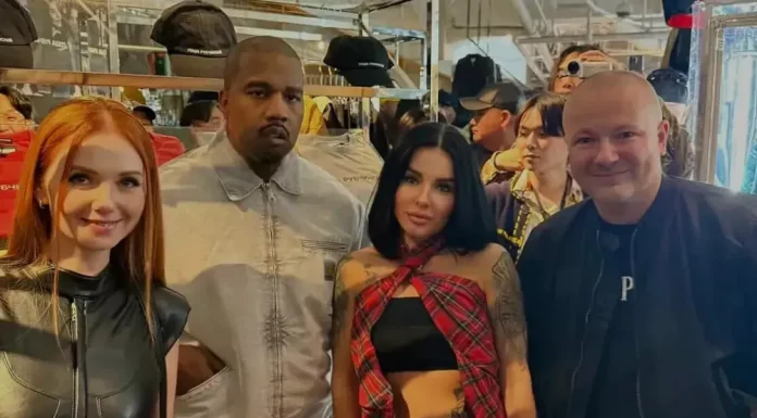 Yulia Volkova and Lena Katina met Kanye West.