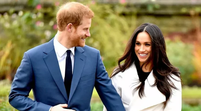 Prince Harry and Meghan Markle and their children baked cookies for California residents.
