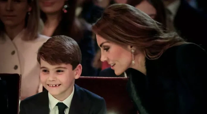 The holidays begin: Kate Middleton, Prince William and their three children attend the Christmas Day service at the Chapel Royal