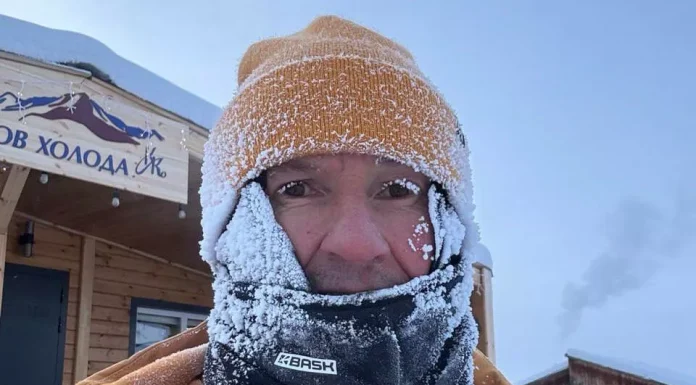 Footballer Alexei Smertin nearly lost a finger during a marathon in Oymyakon at -42 degrees Celsius.