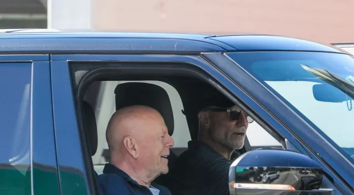 71-year-old Bruce Willis spotted driving a car in Los Angeles