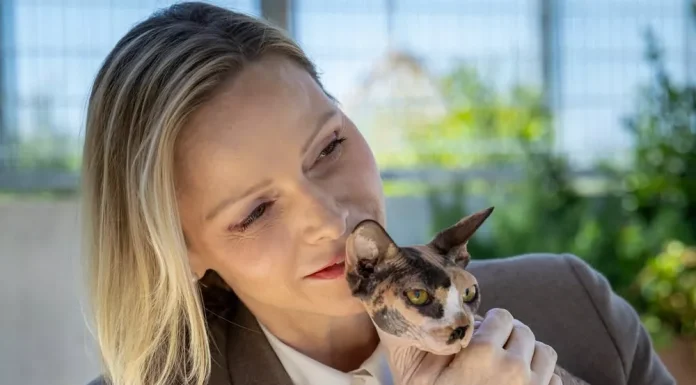 Princess Charlene and Prince Albert II visited an animal shelter in Monaco.