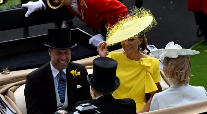 Kate Middleton in sunny yellow, Queen Camilla in creamy white and other aristocrats on the second day of the royal races