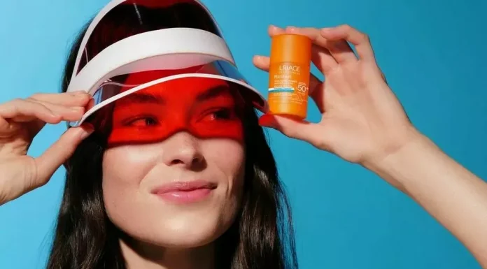 Uriage Bariesan sunscreen with Uriage thermal water