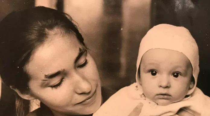 Sergey Zhukov emotionally congratulates his mother on her birthday.