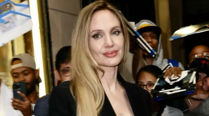 Angelina Jolie at the premiere of “Bloodless” at the New York Film Festival